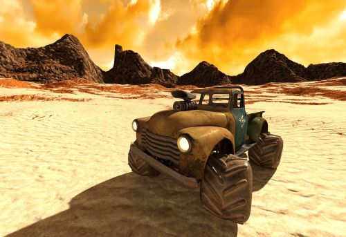 desert wreck auto