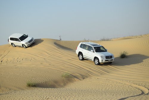 desert  car  sand