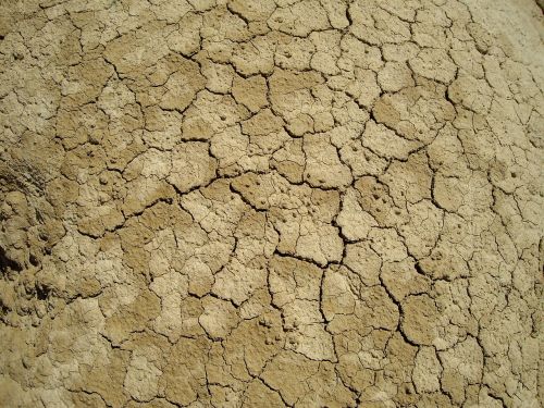 desert ground cracked drought