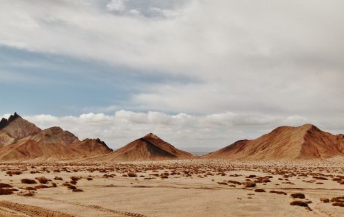 desert sand barren hill