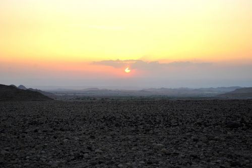 desert dana feynan sunset