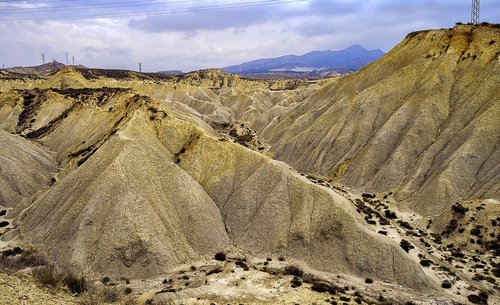 desert landscape  desert  rolling mountains