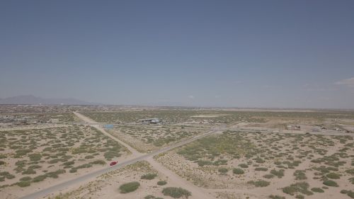 desert roads aerial photo drone photo
