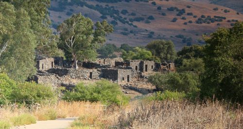 deserted ruins village ghost town
