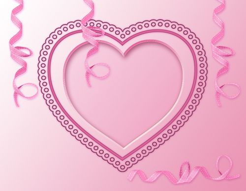 design heart pink