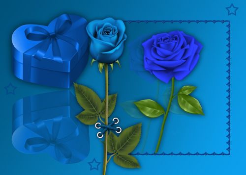 design romantic blue