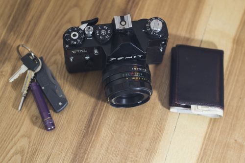 desk camera wallet