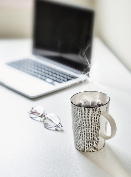 desk  tea  office