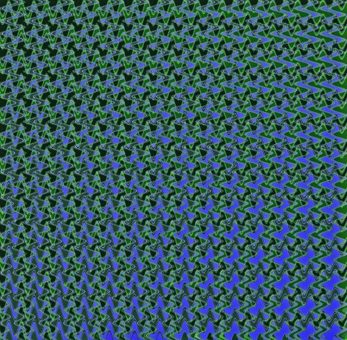Detail Blue And Green Pattern