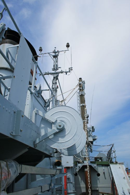 Detail On Deck Of Old Minesweeper