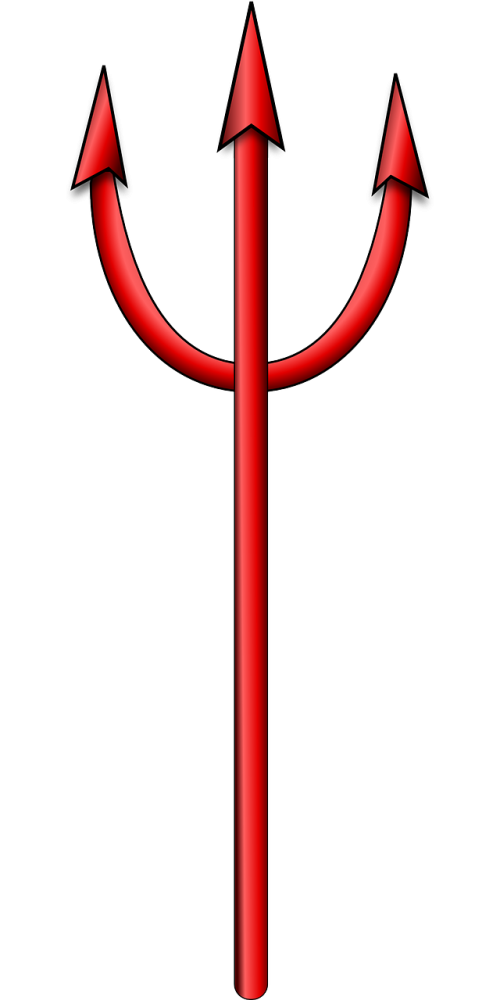 devil pitchfork trident