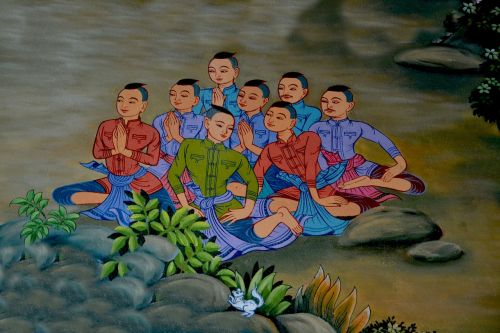 devotees buddha buddhism
