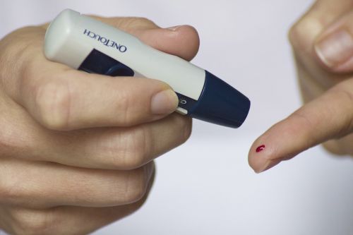 diabetes blood finger