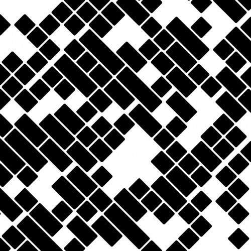 diagonal square black