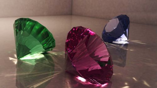 diamond jewelry multi color