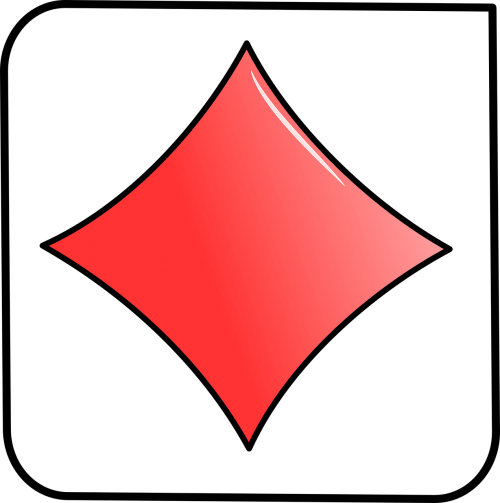 diamond red card