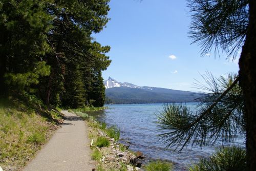 diamond lake bike path path