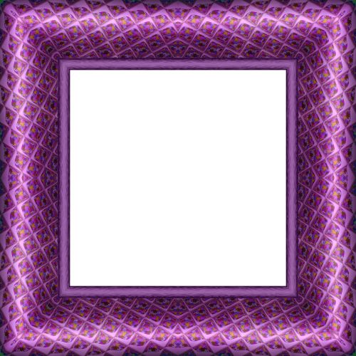 Diamond Pattern Picture Frame Pink