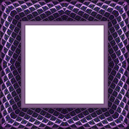 Diamond Pattern Frame Purple