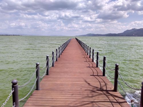 dianchi lake in yunnan province kunming