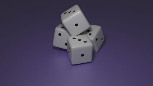 dice wallpaper white