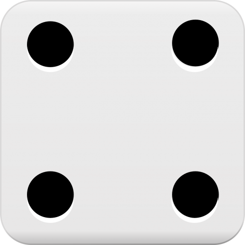 dice four dots