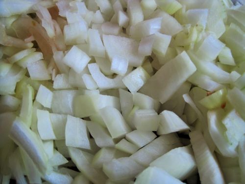 Diced White Onion