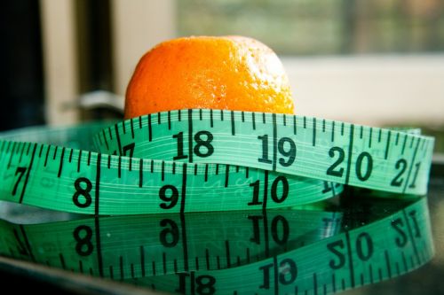 diet measure measuring tape