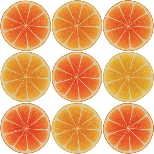 orange discs orange slices