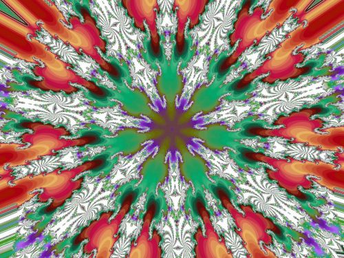 Digital Fractal Kaleidoscope