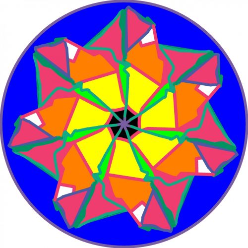 Digital Patterned Mandala