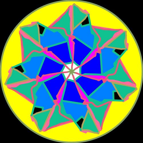 Digital Patterned Mandala