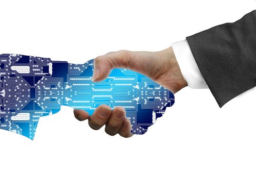 digitization  handshake  shaking hands