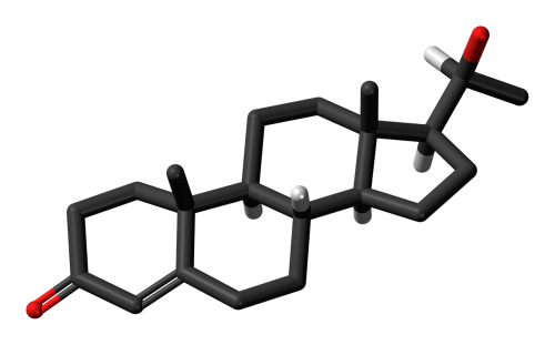 dihydroprogesterone molecule steroid