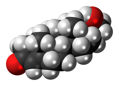 dihydroprogesterone molecule steroid