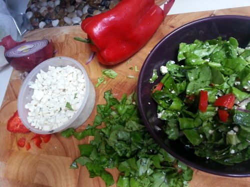 dinner fresh salad