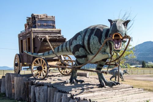 dinosaur stagecoach t-rex