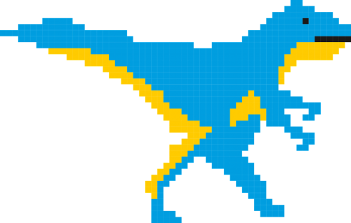 dinosaur pixels model