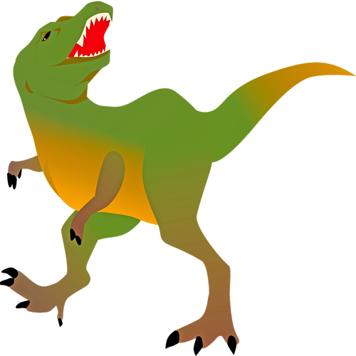dinosaur  green  roar