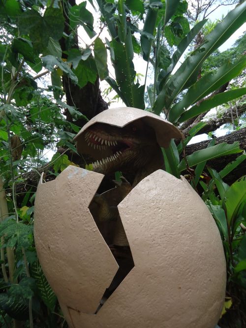 dinosaur egg hatching