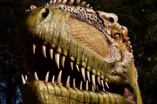 dinosaur face teeth head