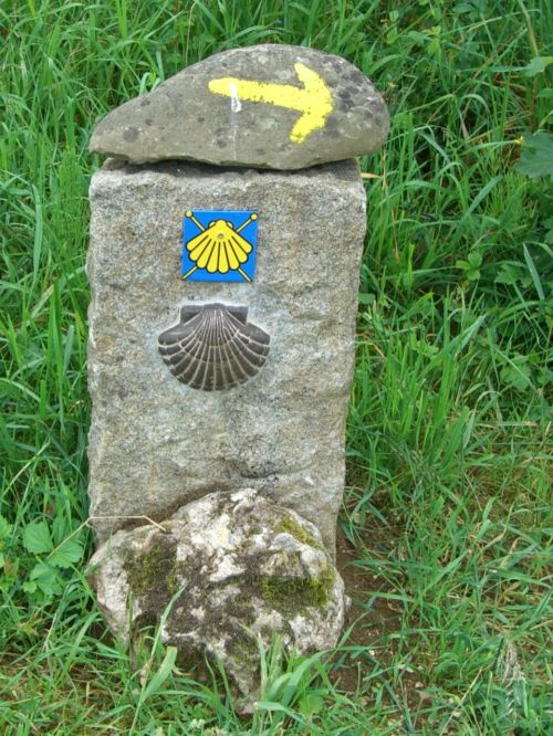directory signposts stone marker