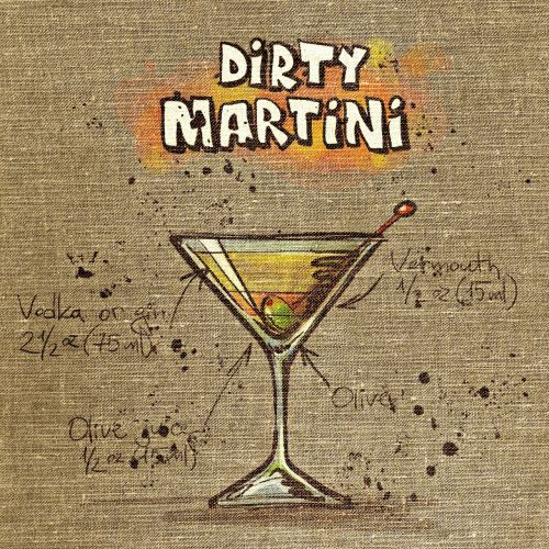 dirty martini cocktail drink