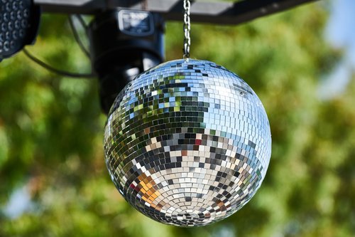 disco  ball  glass