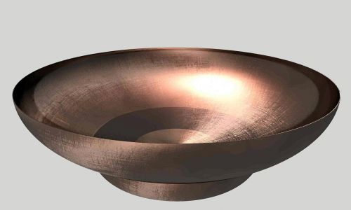 dish bowl copper