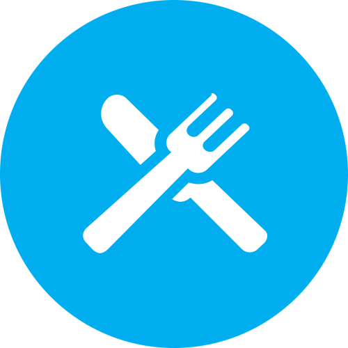 dishes eat fork