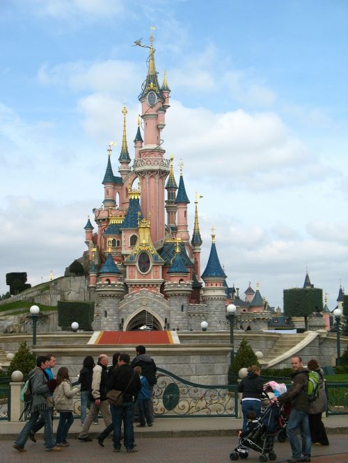 disneyland castle fantasy