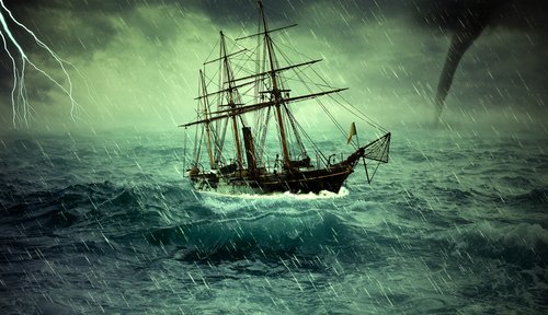 distress  forward  ship