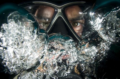 diver scuba underwater