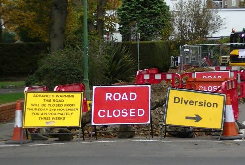 Diversion Road Closed